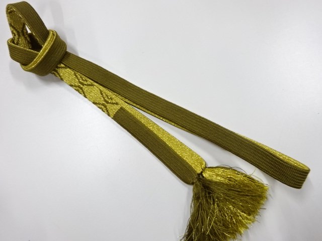 JAPANESE KIMONO / HAND-TIED OBIJIME